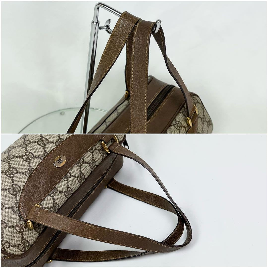 Gucci Old Gucci Mini Boston Bag - Beige, Leather