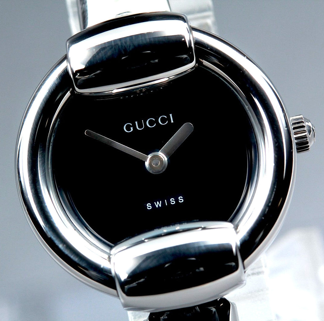 Gucci 1400L Watch - Black, Stainless Steel 