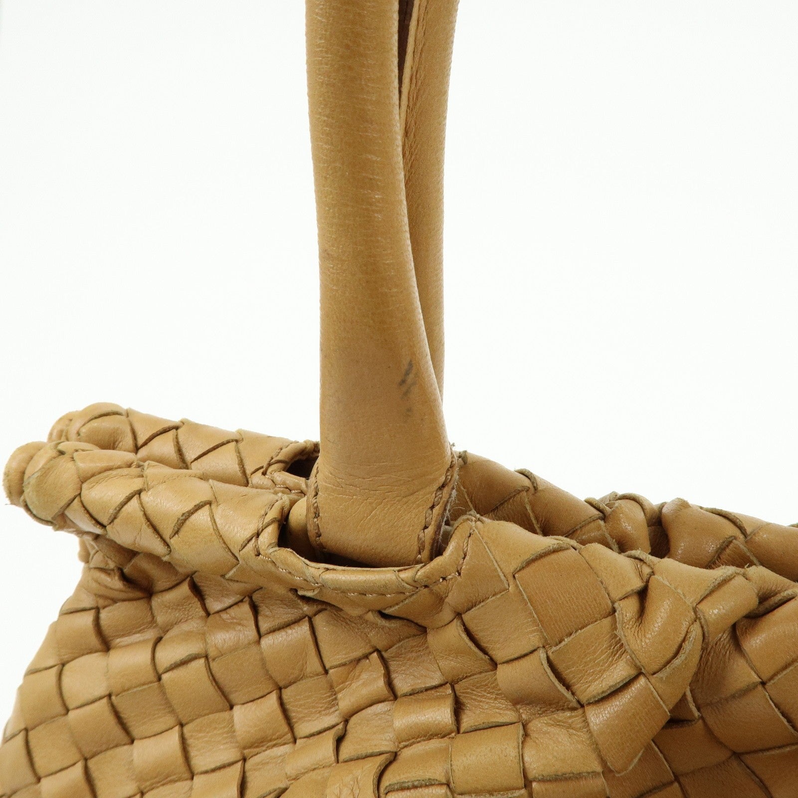 Bottega Veneta Intrecciato Hand Shoulder Bag - Brown, Nappa Leather 