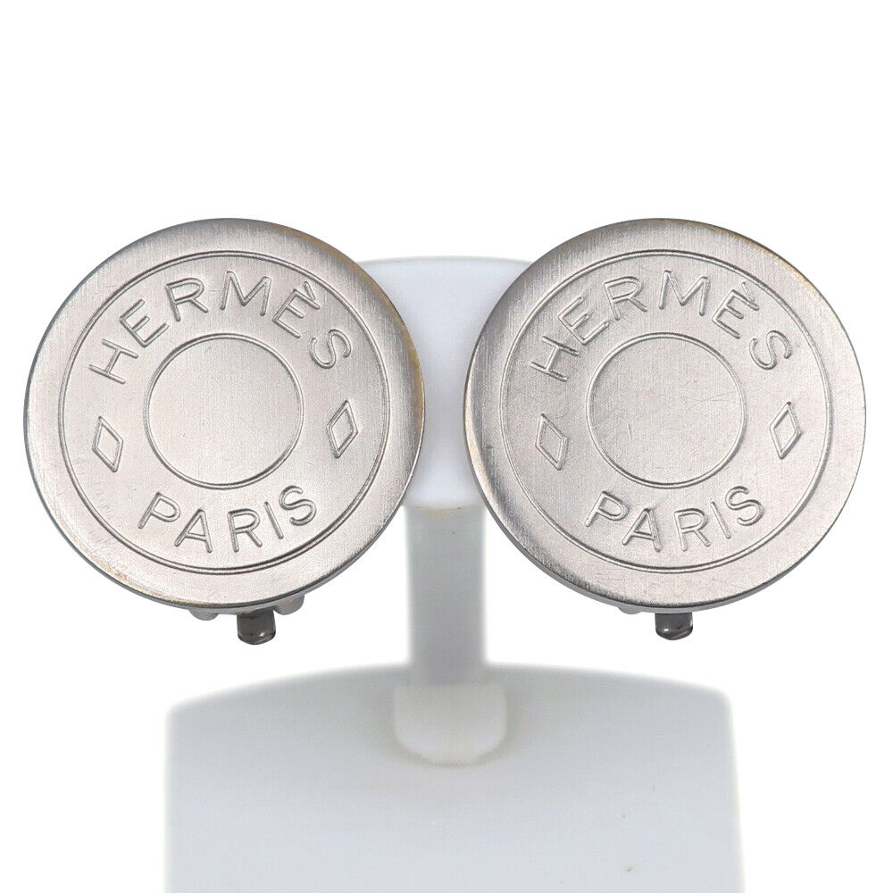 Hermès Serie Earring - Silver, Metallic