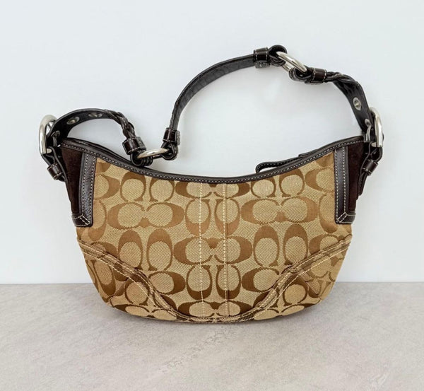 Coach Signature Brown Bag- Rare!