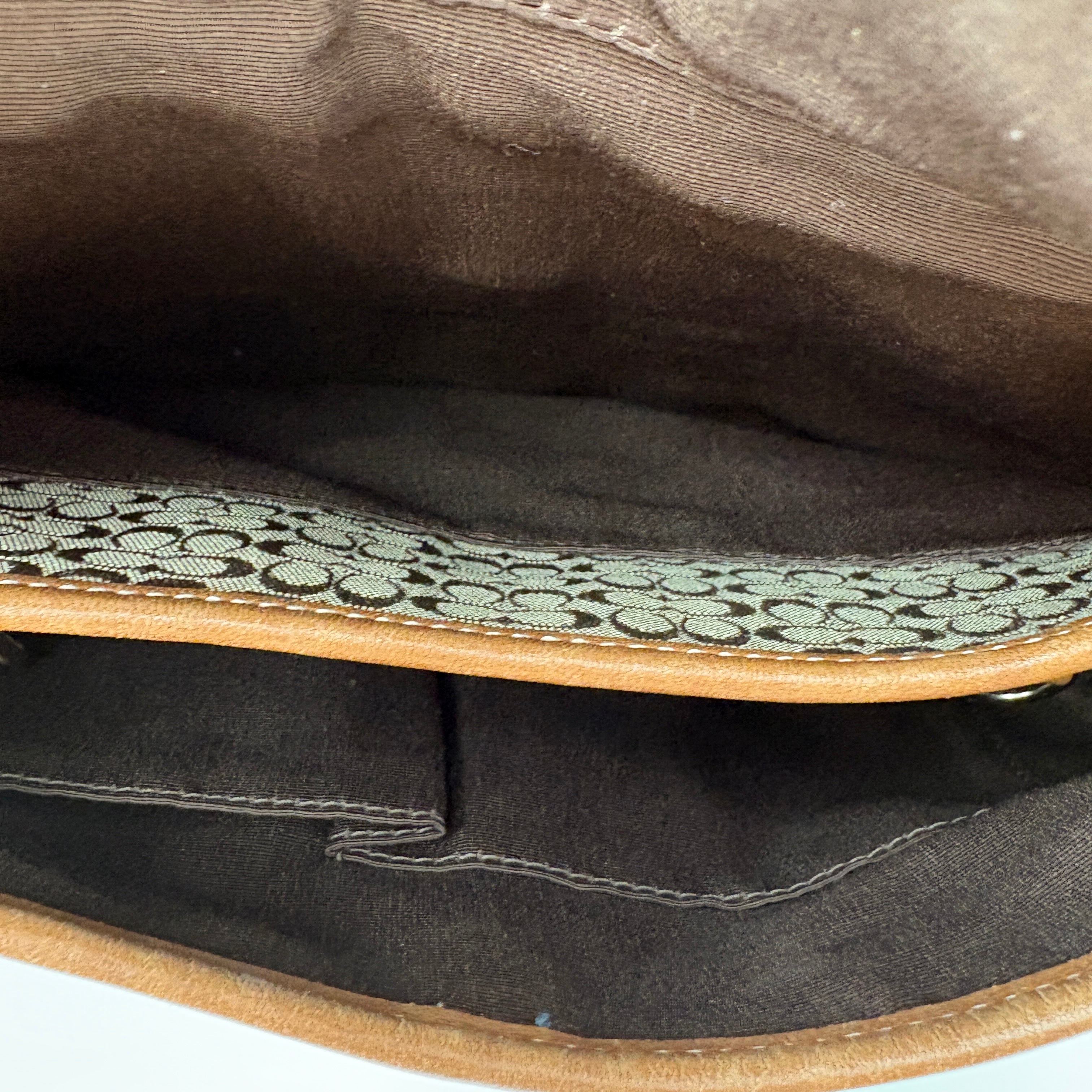 Coach Signature brown bag