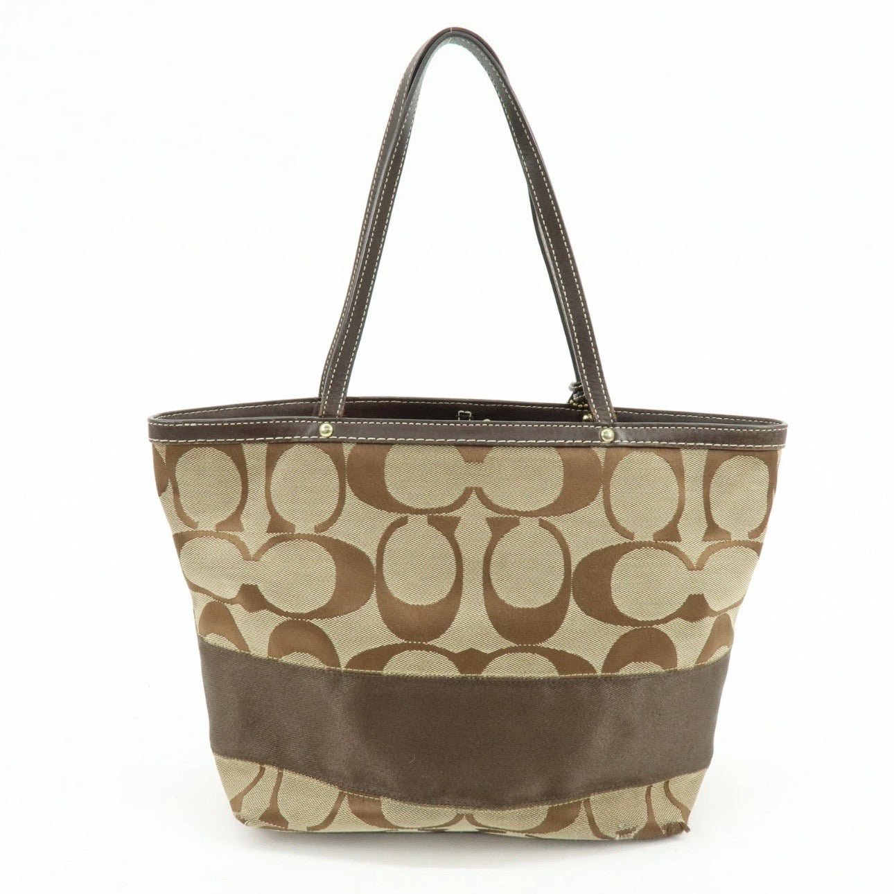Coach Signature Brown Tote Bag