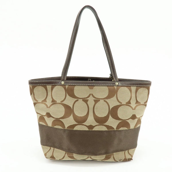 Coach Signature Brown Tote Bag