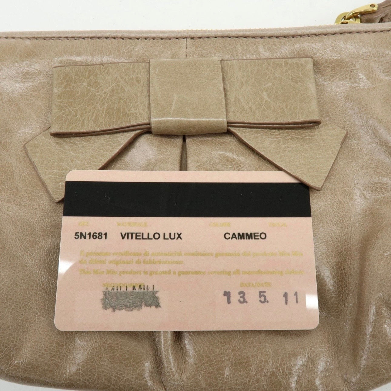 Miu Miu leather Clutch