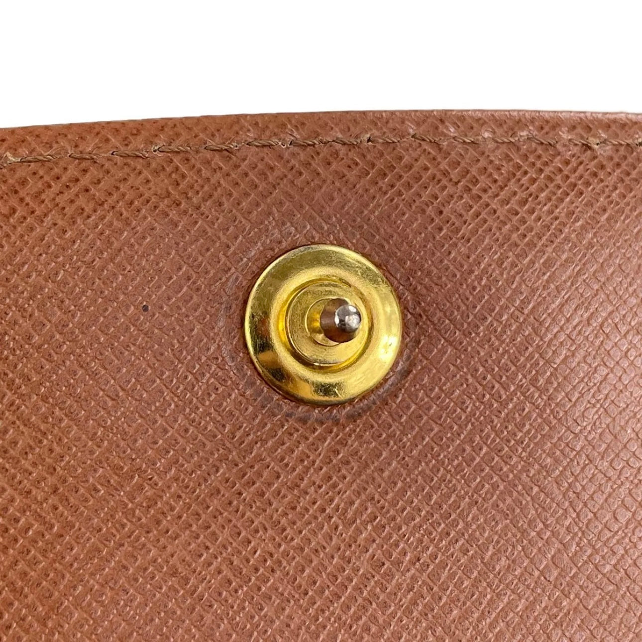 Louis Vuitton Monogram Pochette Dam PM Leather Brown Clutch bag