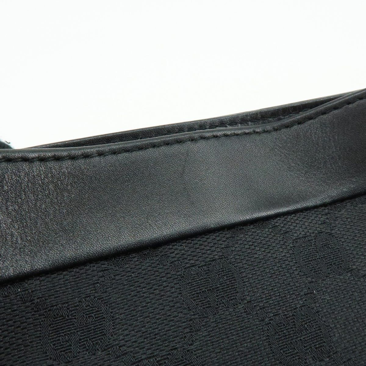 Gucci Shoulder Bag - Black, GG Canvas Leather