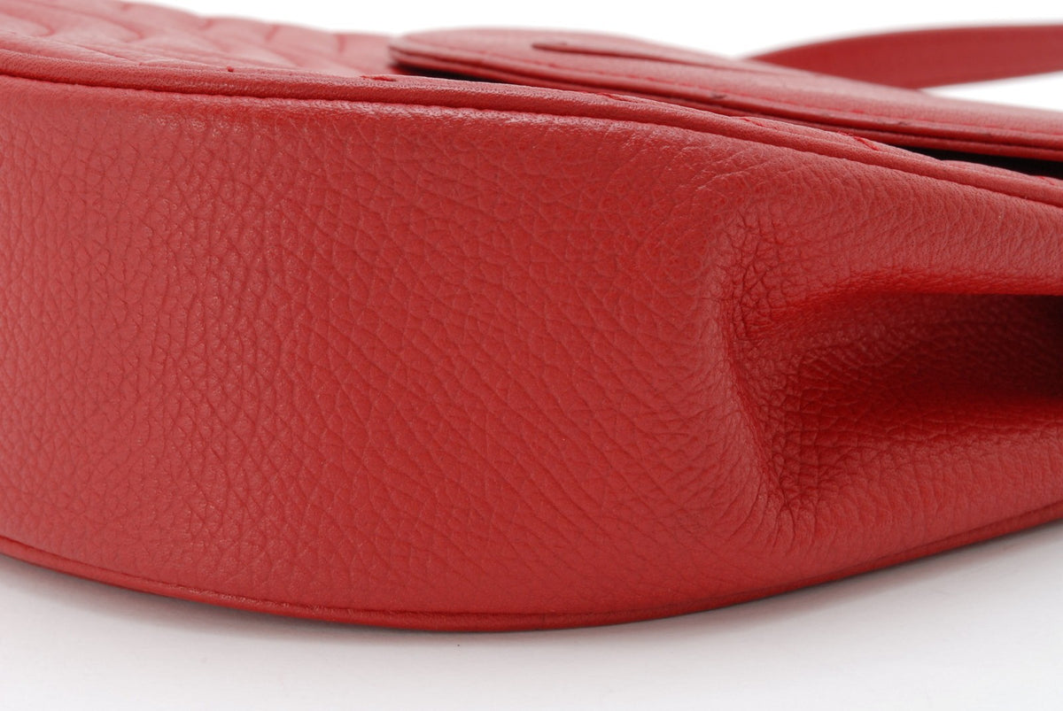 Saint Laurent Yves Saint Laurent Shoulder Bag - Red, Leather