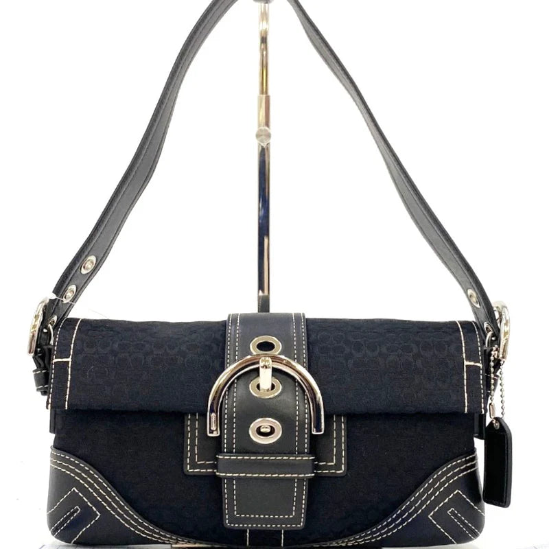 Coach black Signature Bag
