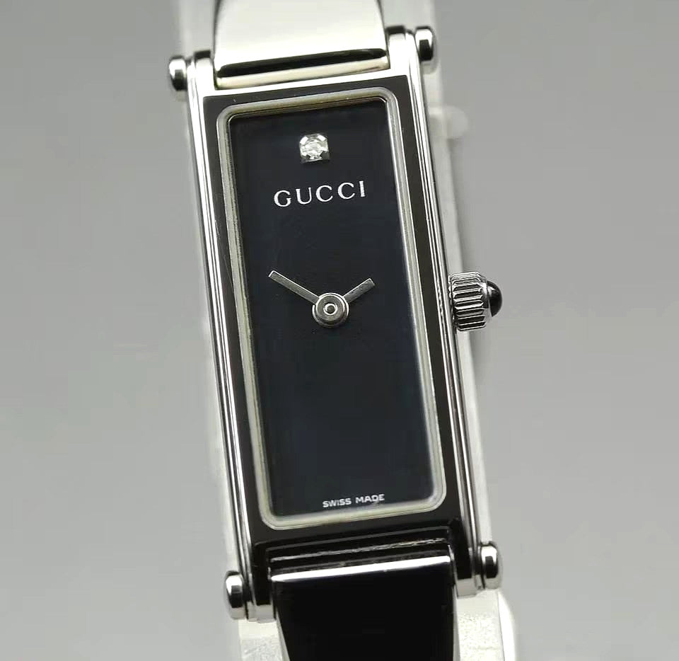 Gucci 1500L Watch - Black, Stainless Steel
