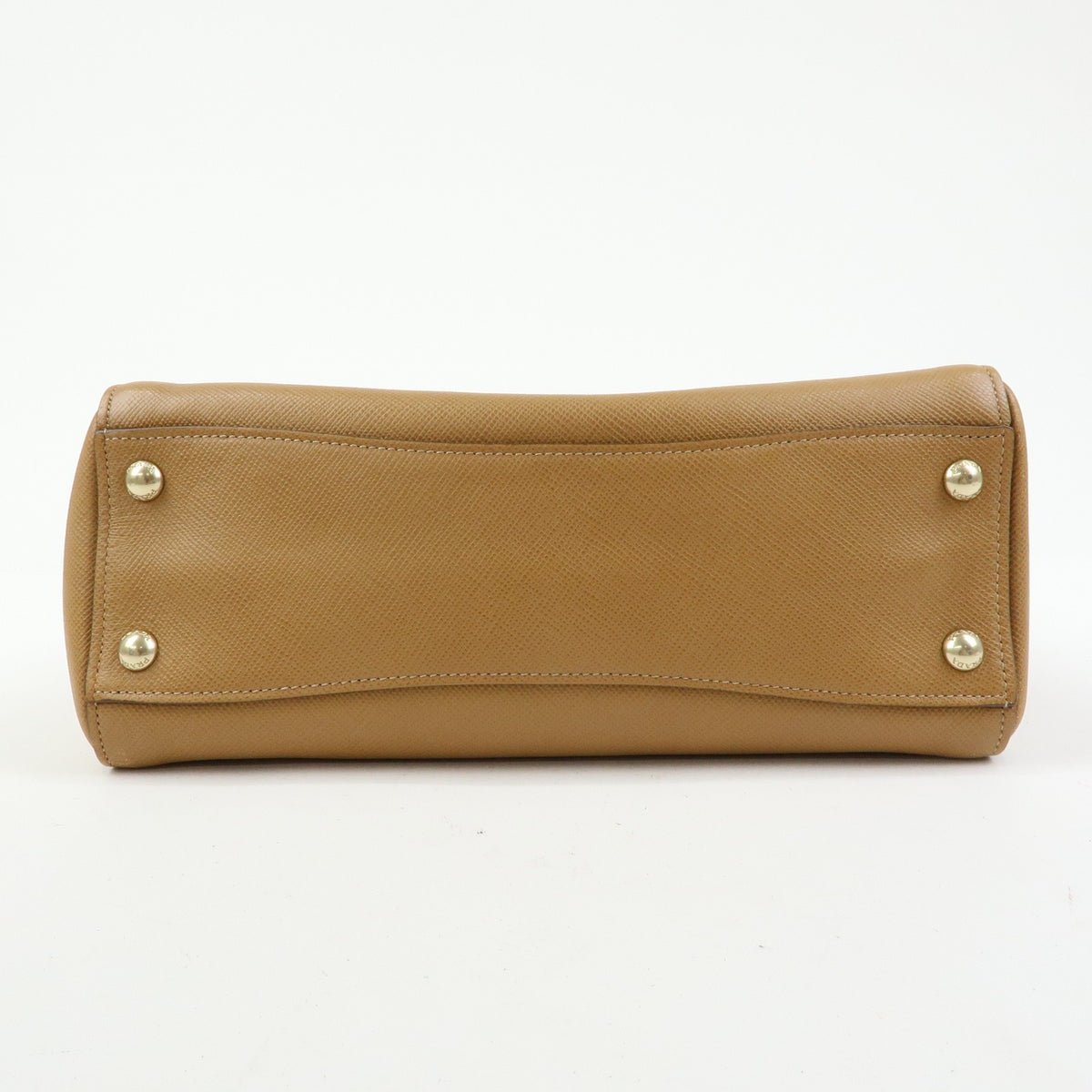 Prada2way Hand Bag - Camel, Saffiano Leather