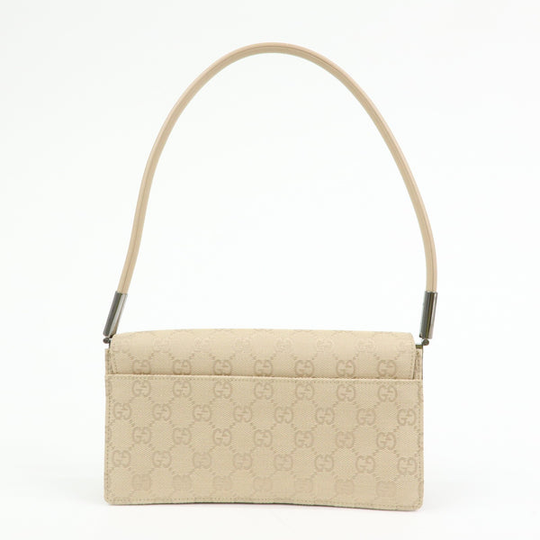 Gucci Shoulder Bag - Beige, Canvas Leather
