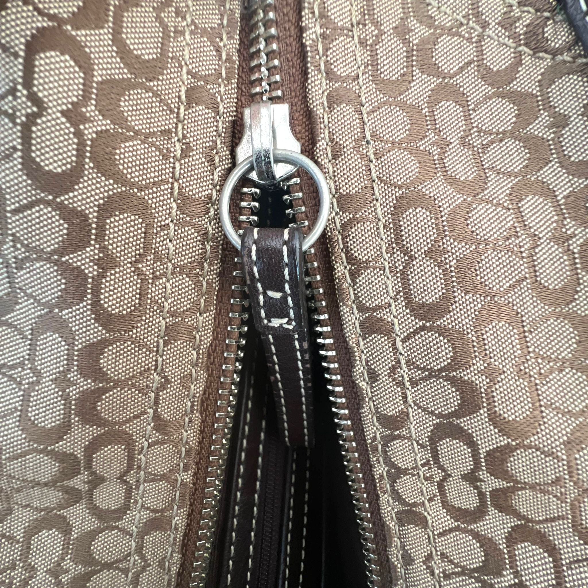Coach Signature Brown Bag