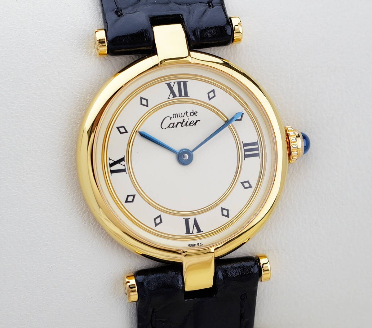 Cartier Vendome Wristwatch - Gold, Stainless Steel