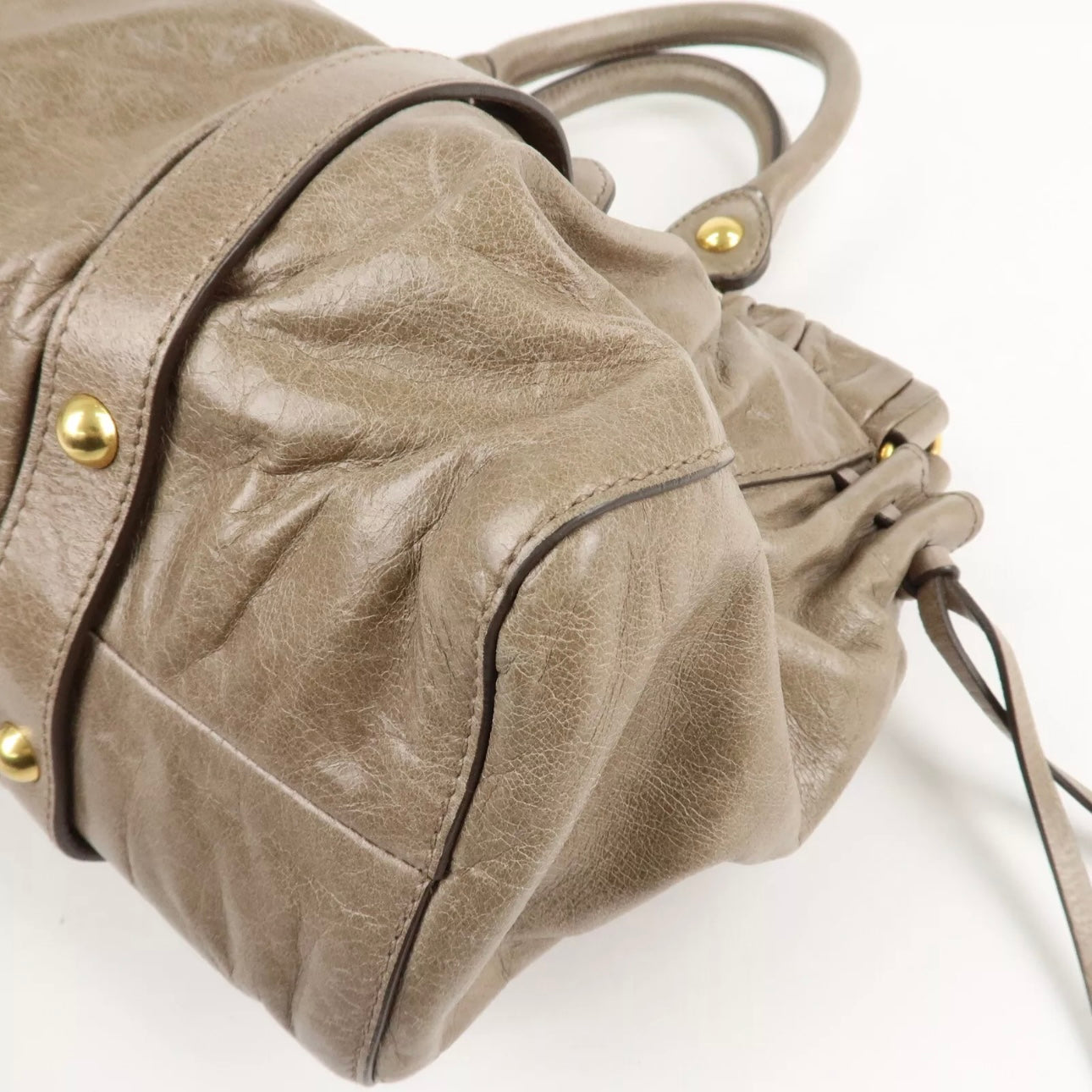 MIU MIU Leather Hand & Shoulder Bag