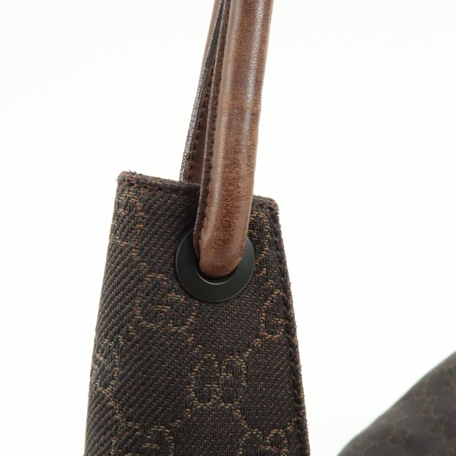 Gucci Shoulder Bag - Dark Brown, GG Canvas, Leather