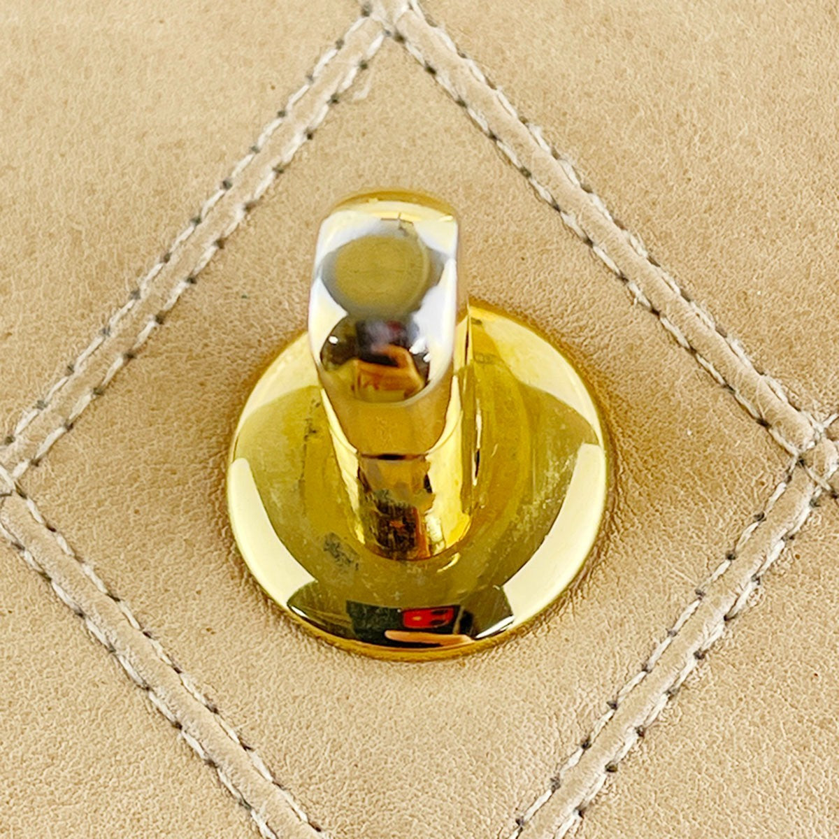 CHANEL Bicolore Waist Bag - Beige, Lambskin Leather