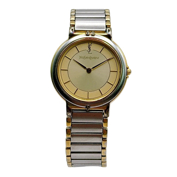 Saint Laurent YSL Women's Watch - Two-tone, Metal 