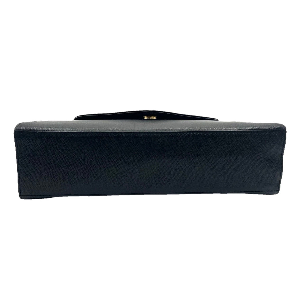 Yves Saint Laurent Hand bag Leather Vintage Black Authentic