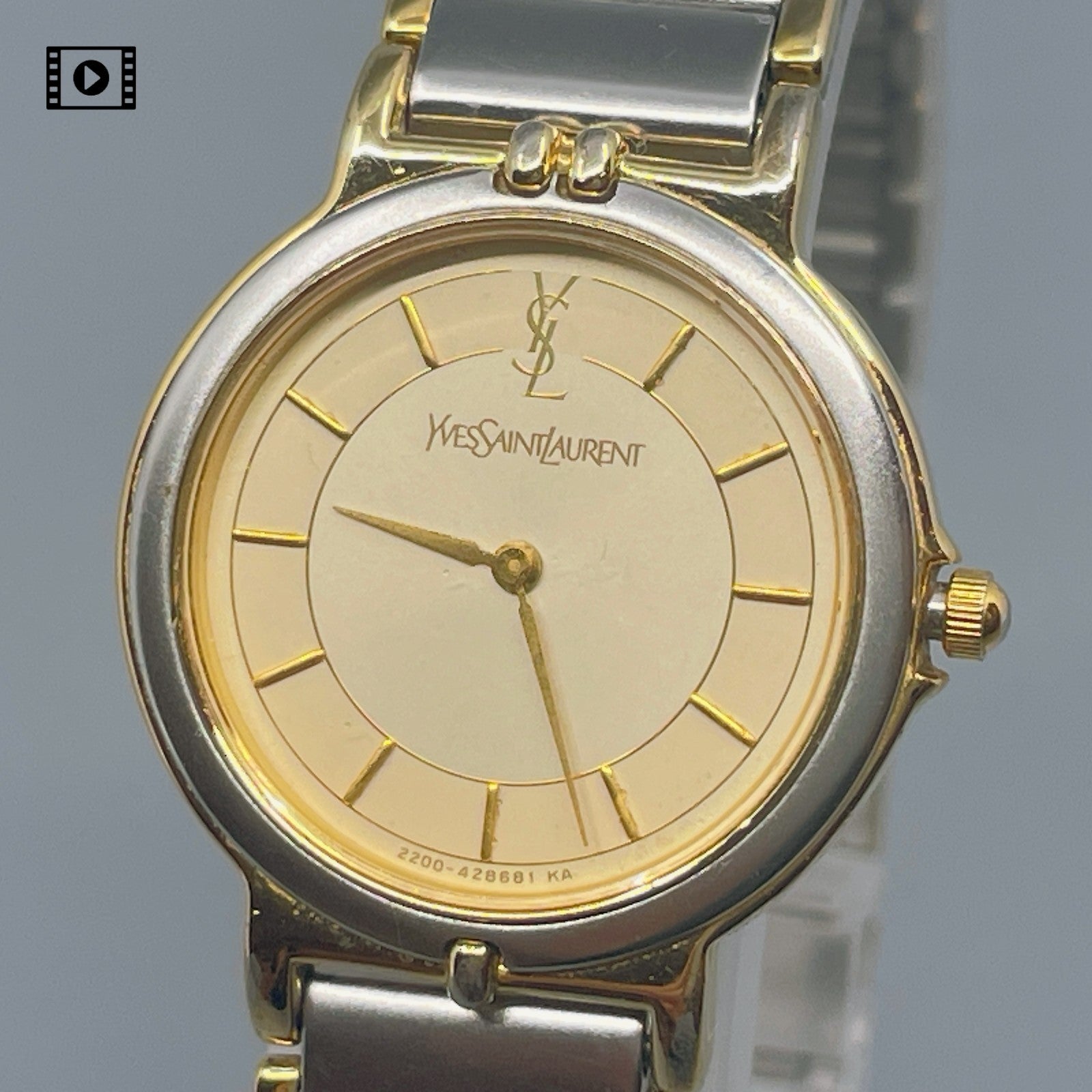 Yves Saint Laurent 2200-228481 Wristwatch - Gold, Stainless Steel