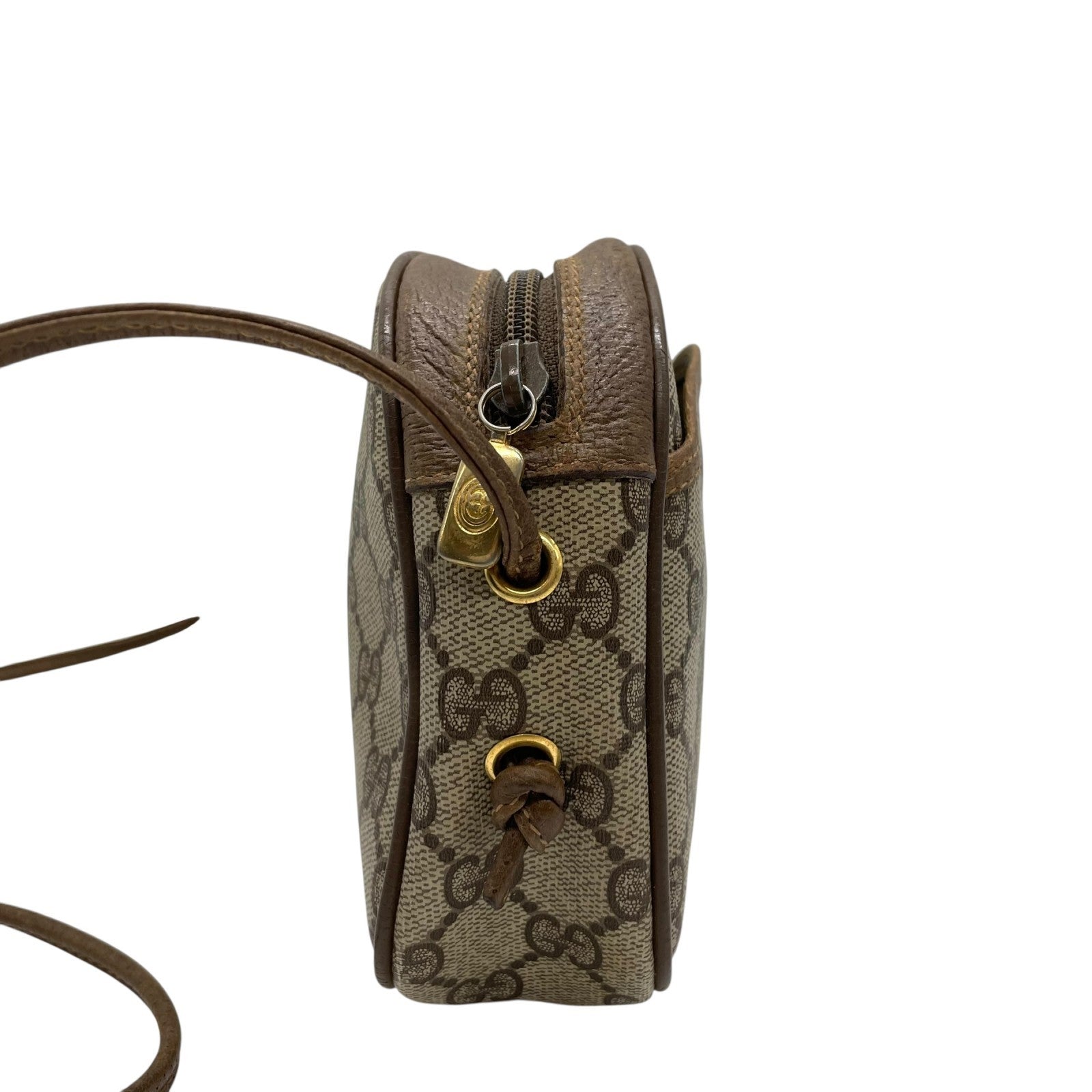 Gucci GG Supreme Shoulder Bag - Brown, PVC Leather