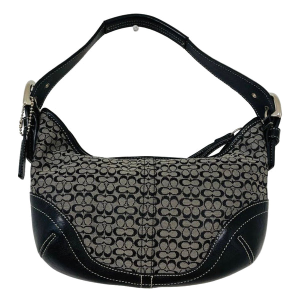 Coach Signature Black&Grey Shoulder Bag