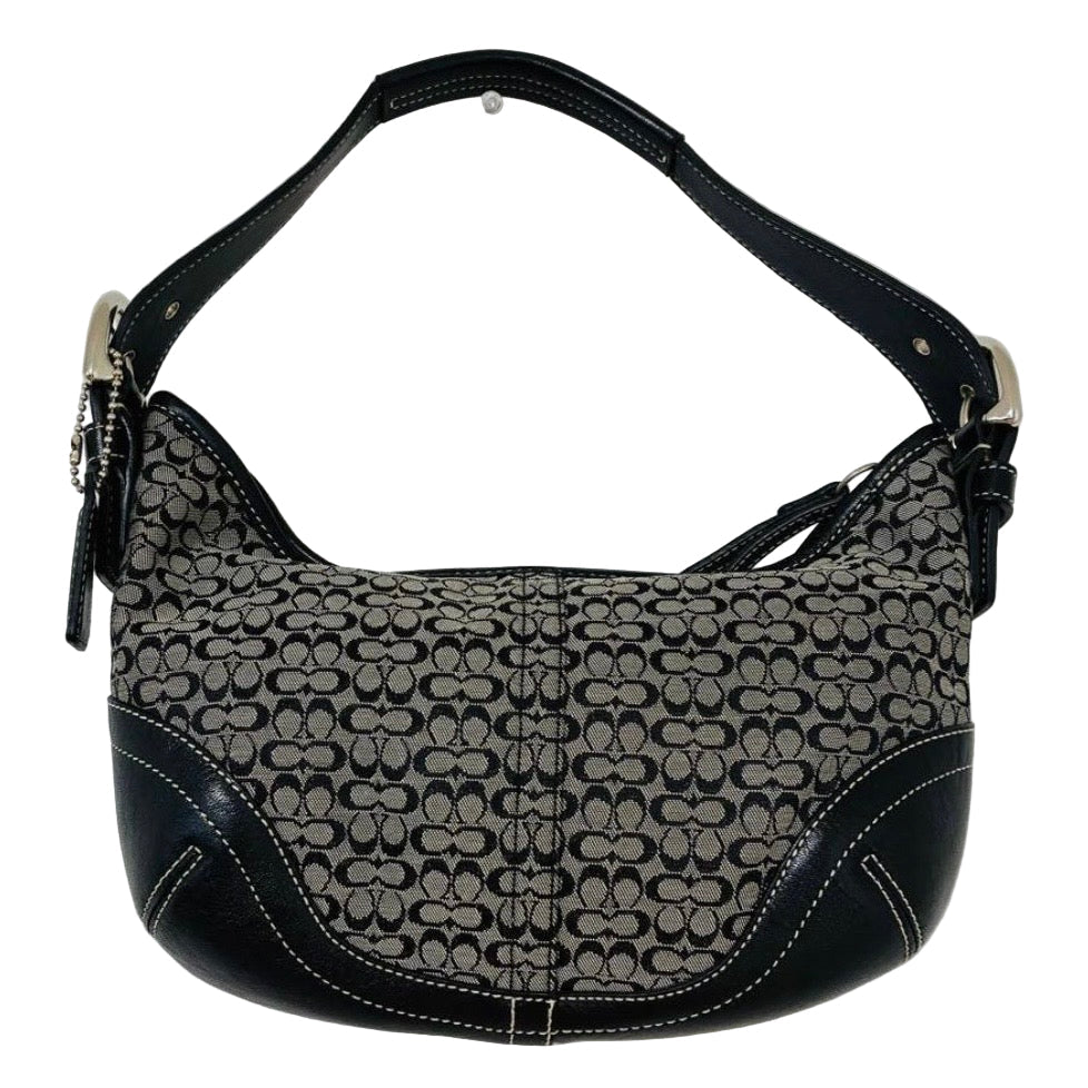 Coach Signature Black& Grey Shoulder Bag