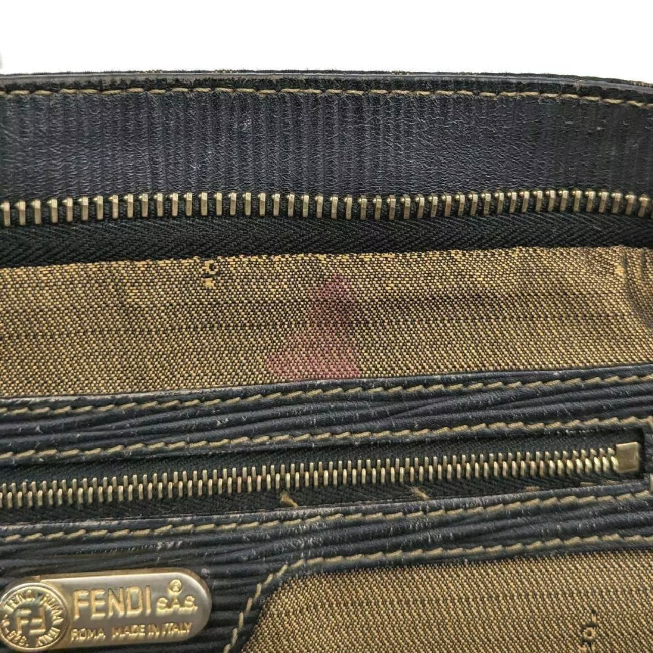 FENDI Zucca Pattern Handbag