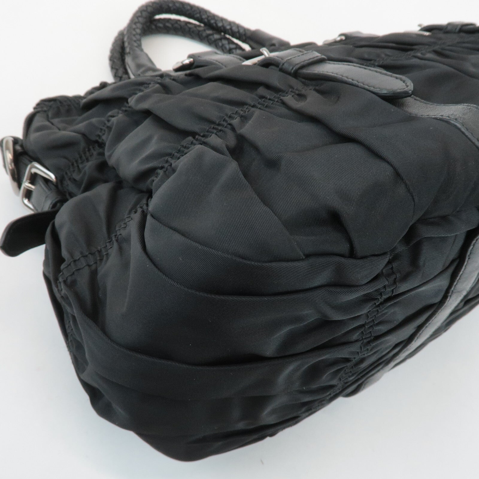 Prada Handbag - Black, Nylon and Leather