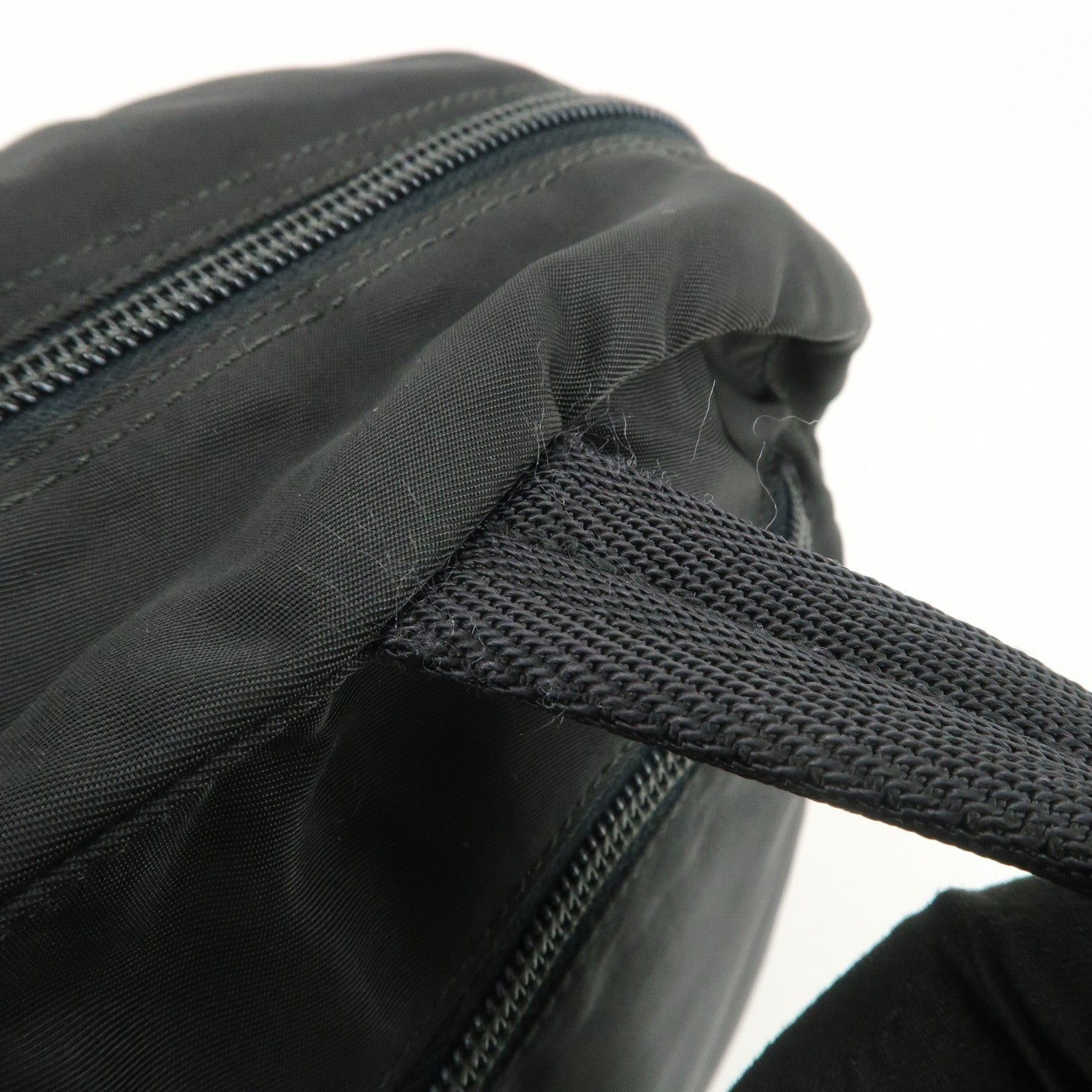 Prada Triangle Logo Tote Bag - Black, Nylon 