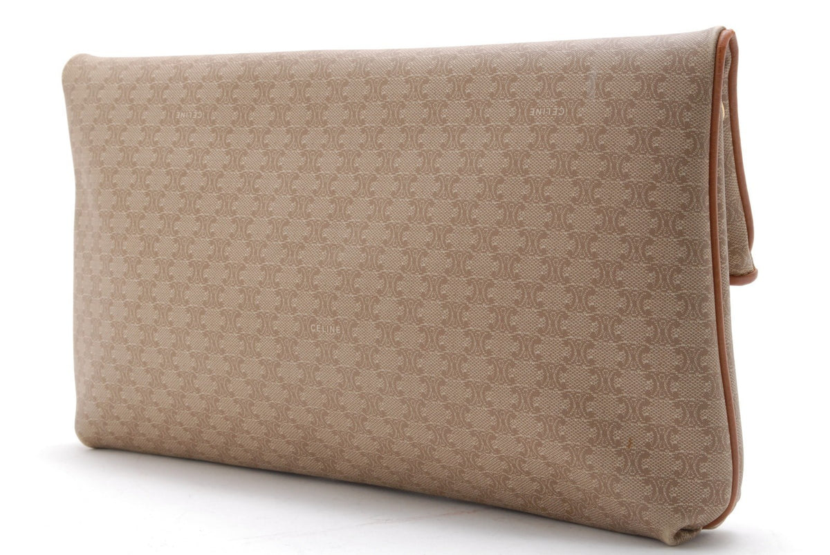 Celine Macadam Clutch Bag - Beige, PVC
