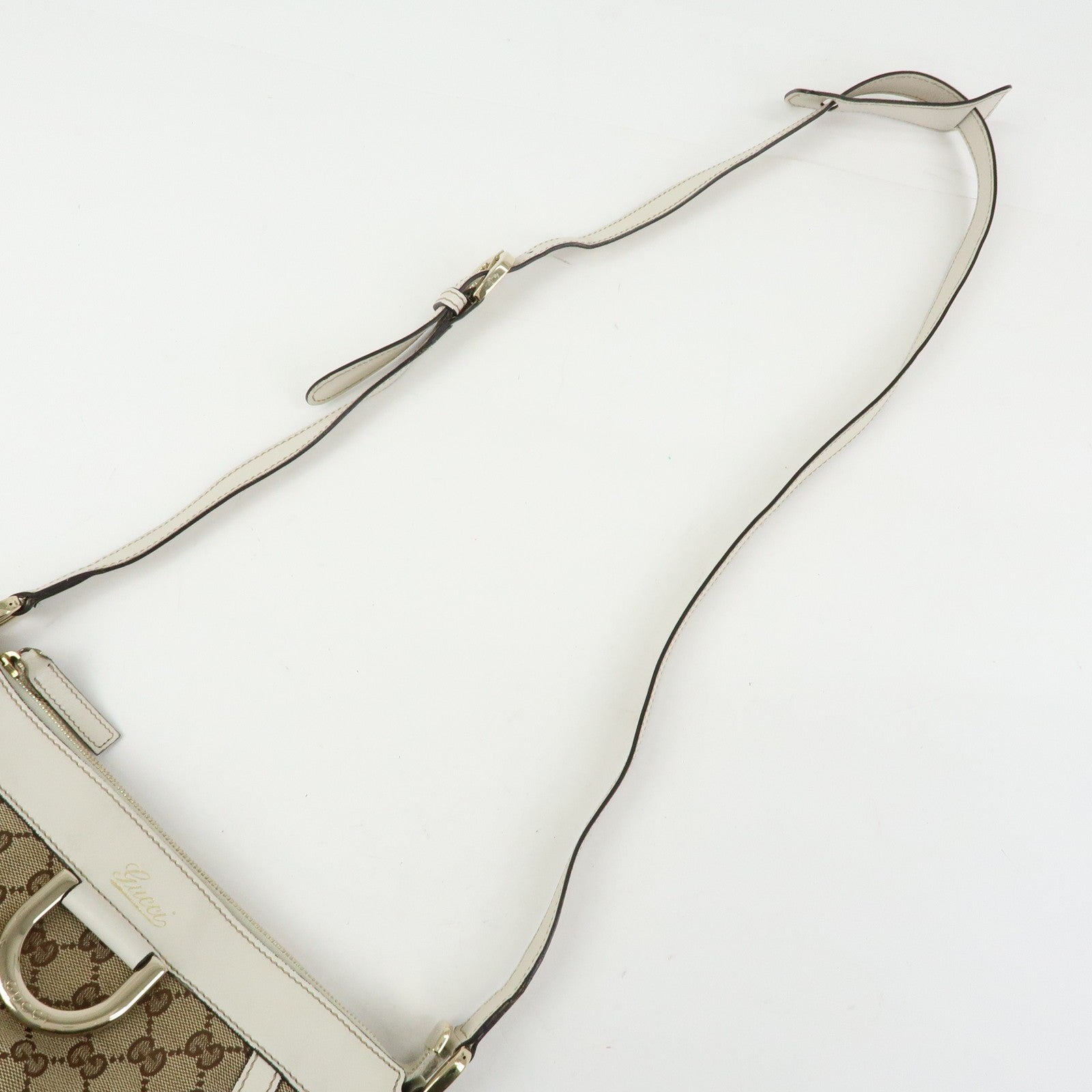 Gucci Abbey Shoulder Bag - Beige, GG Canvas, Leather