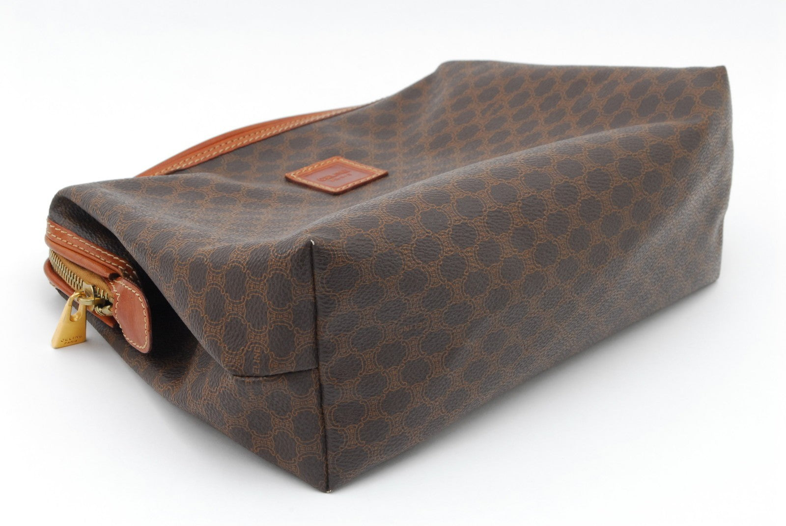 Celine Pouch Clutch Bag - Brown, PVC
