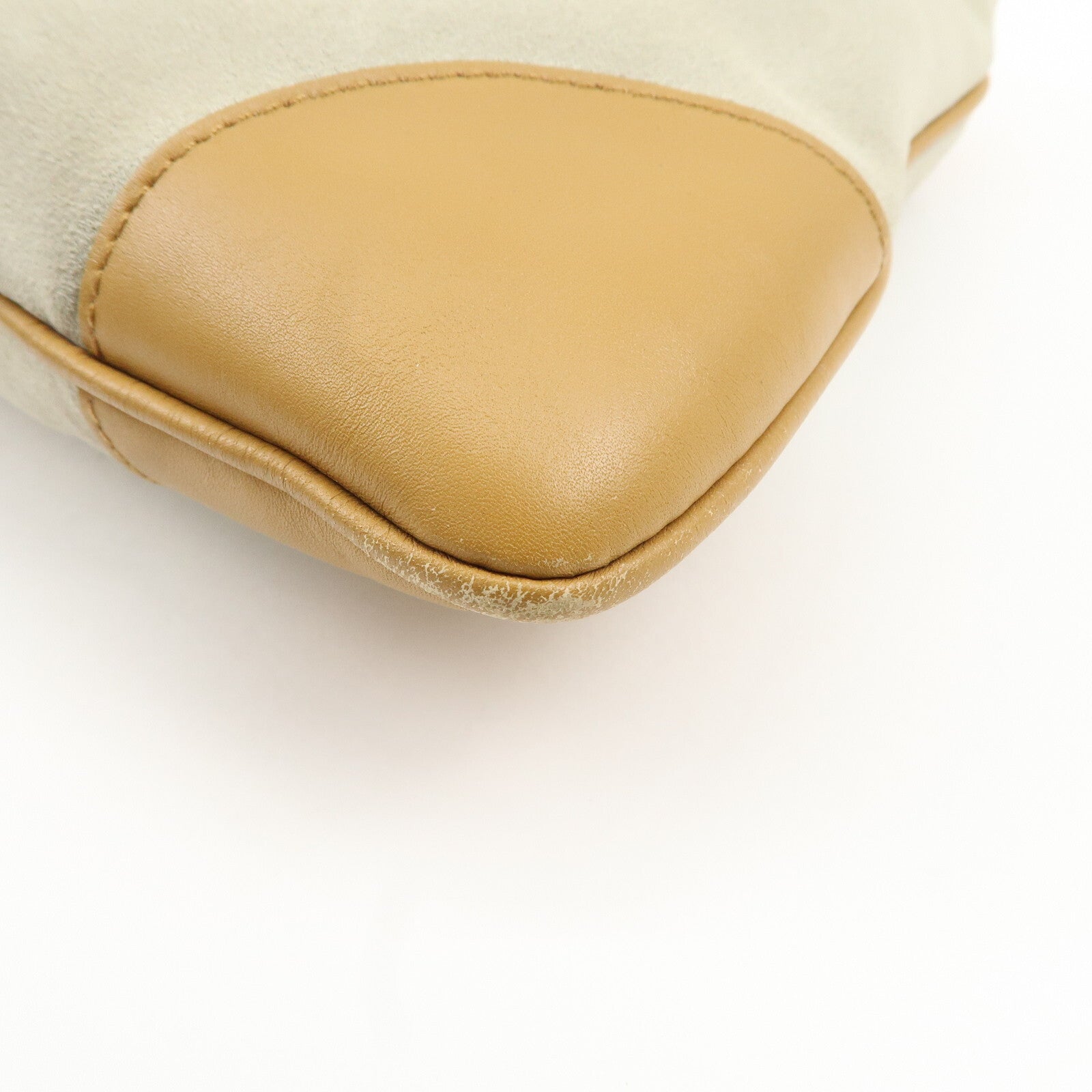 Gucci Bamboo Shoulder Bag - Gray Brown, Suede Leather