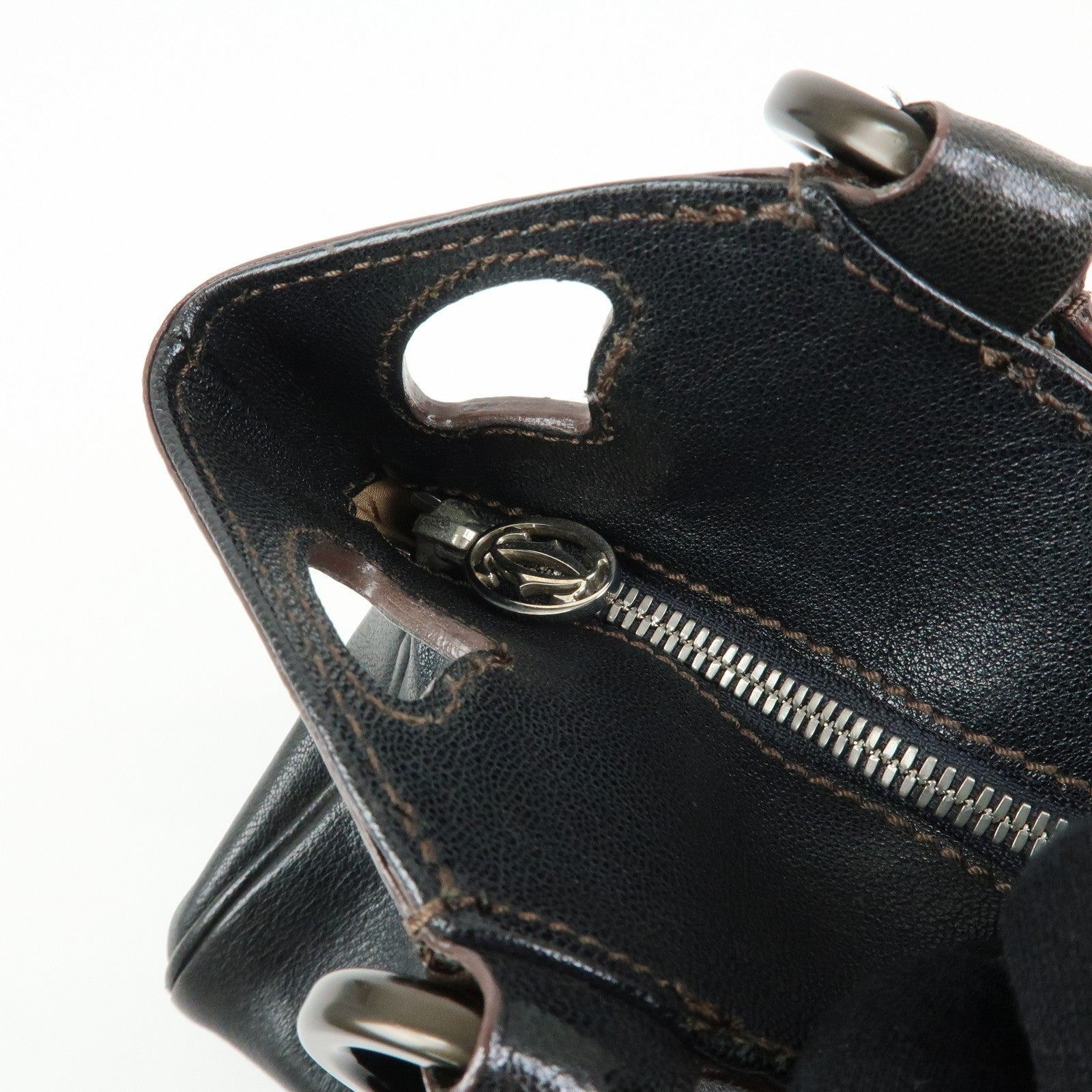 Cartier Marcello de Cartier Hand Bag - Black, Leather