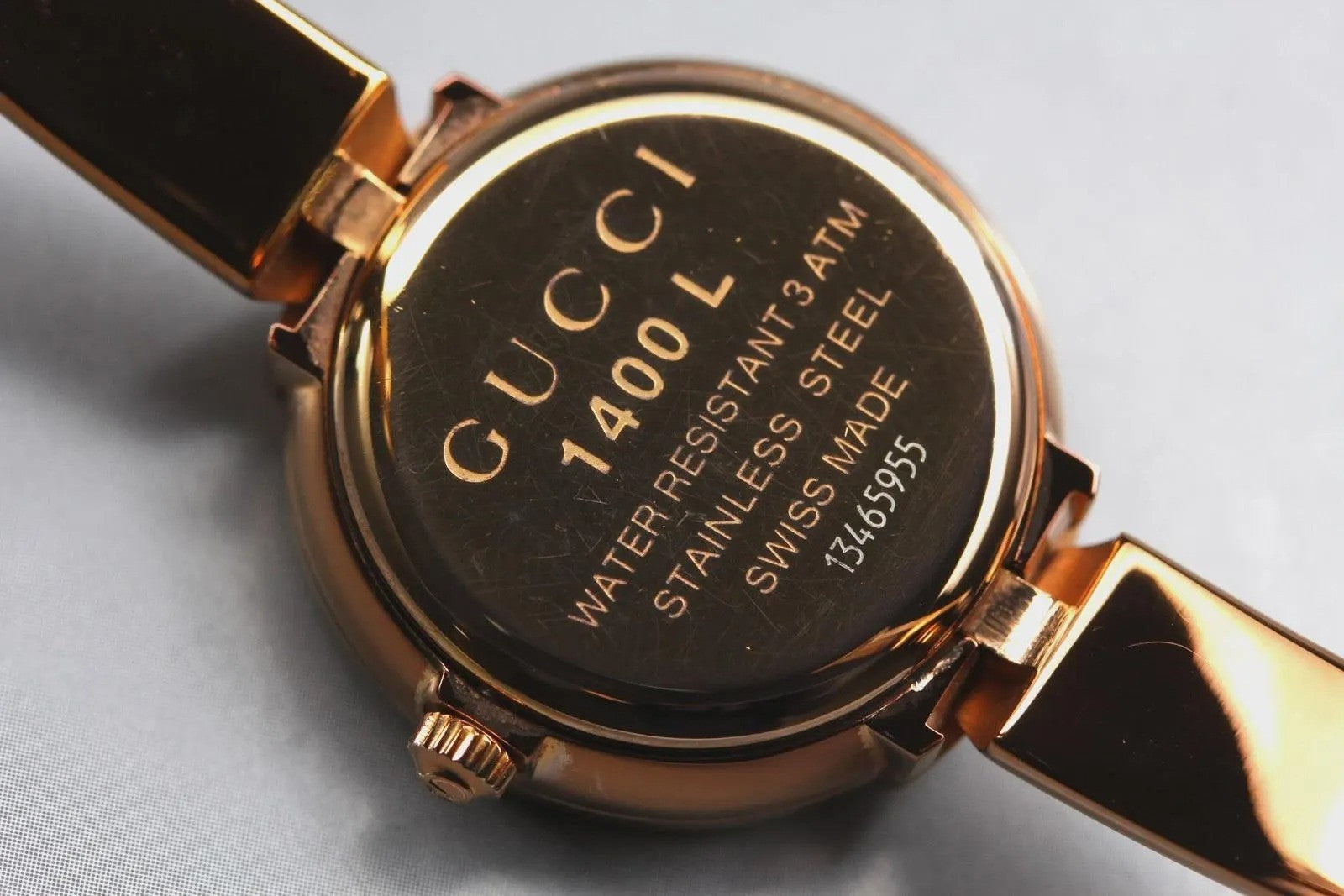 Gucci 1400L Wristwatch - Gold, Stainless Steel