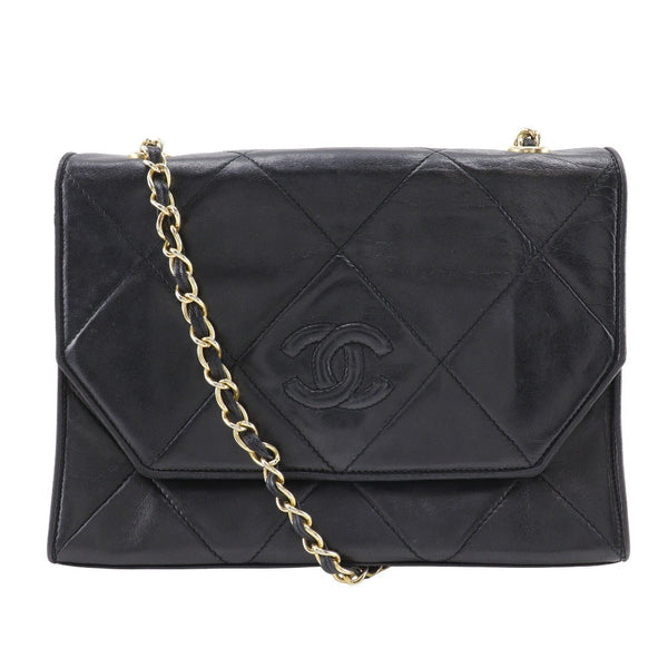 CHANEL ChainShoulder Shoulder Bag - Black, Lambskin 