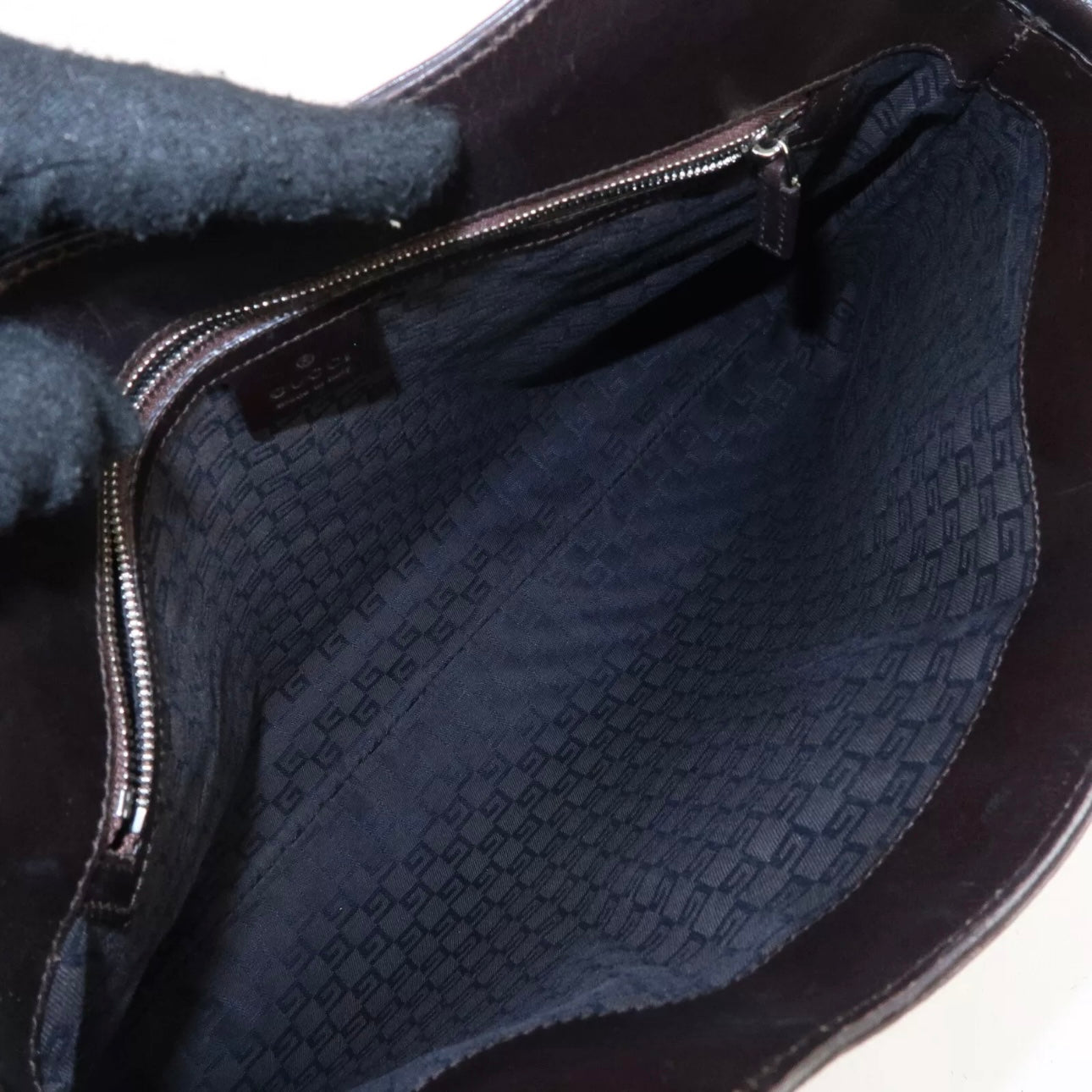 Sherry Interlocking G Canvas Leather