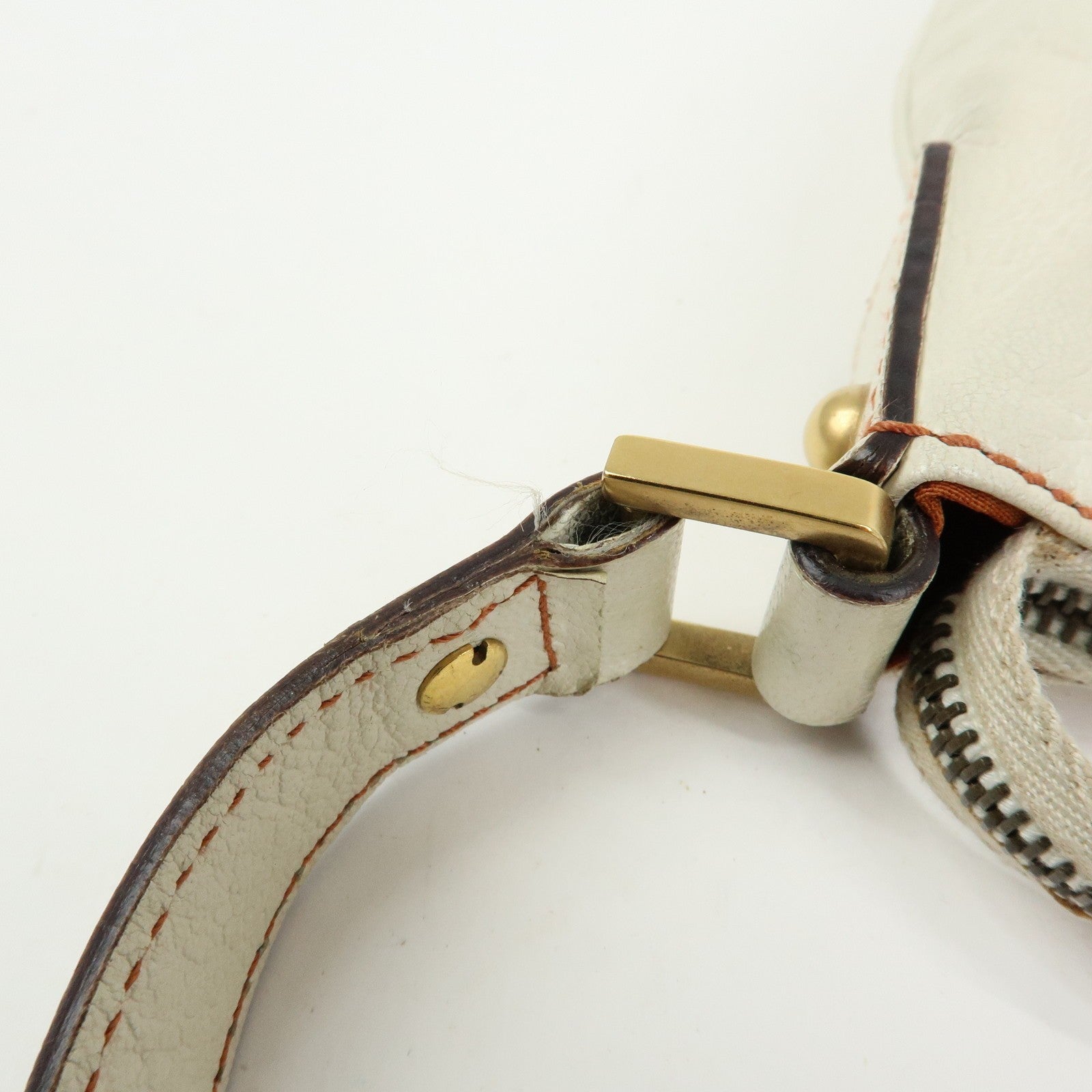 Gucci Hand Bag - Ivory, Leather 