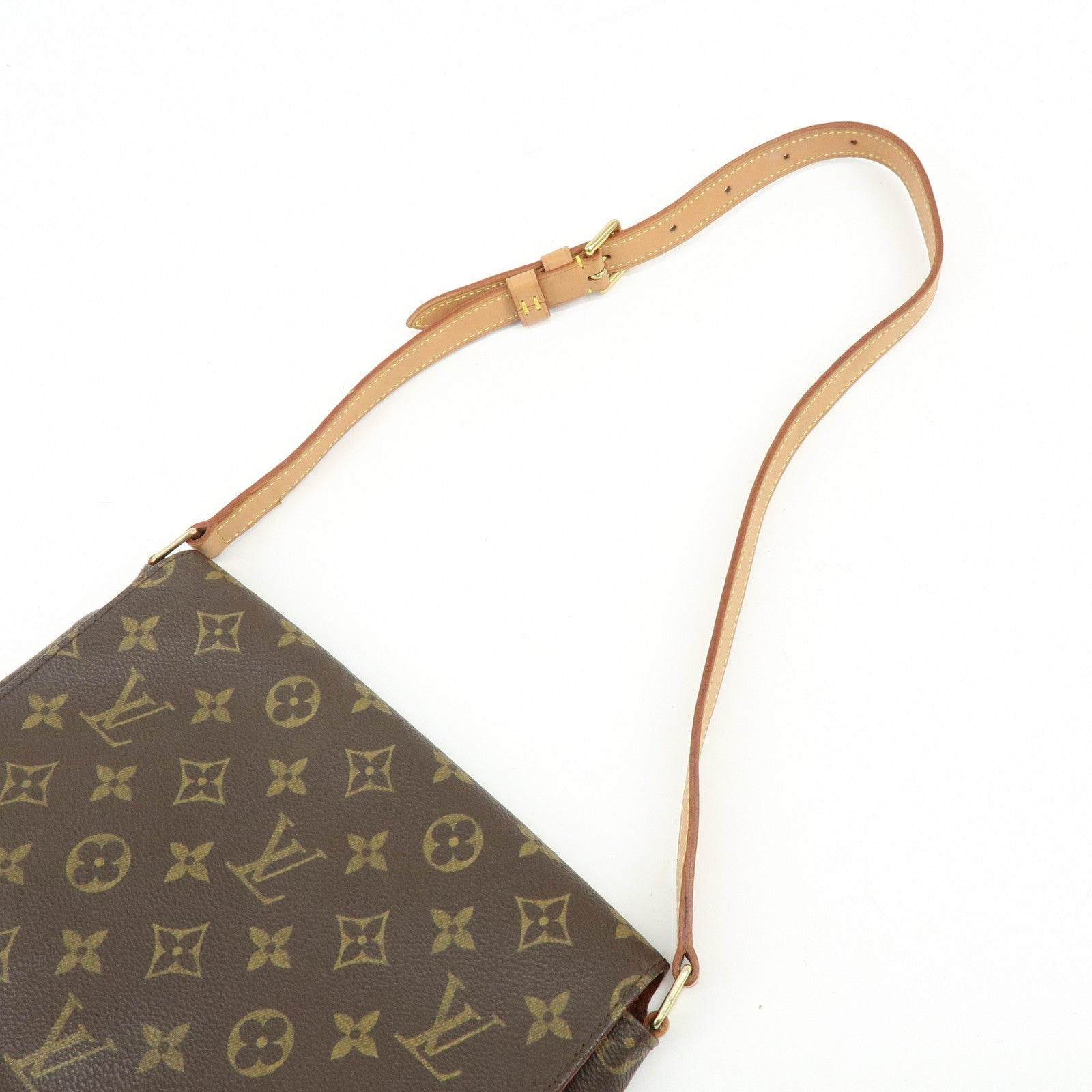 Louis Vuitton Monogram Musette Tango Shoulder Bag - Brown, Monogram Canvas