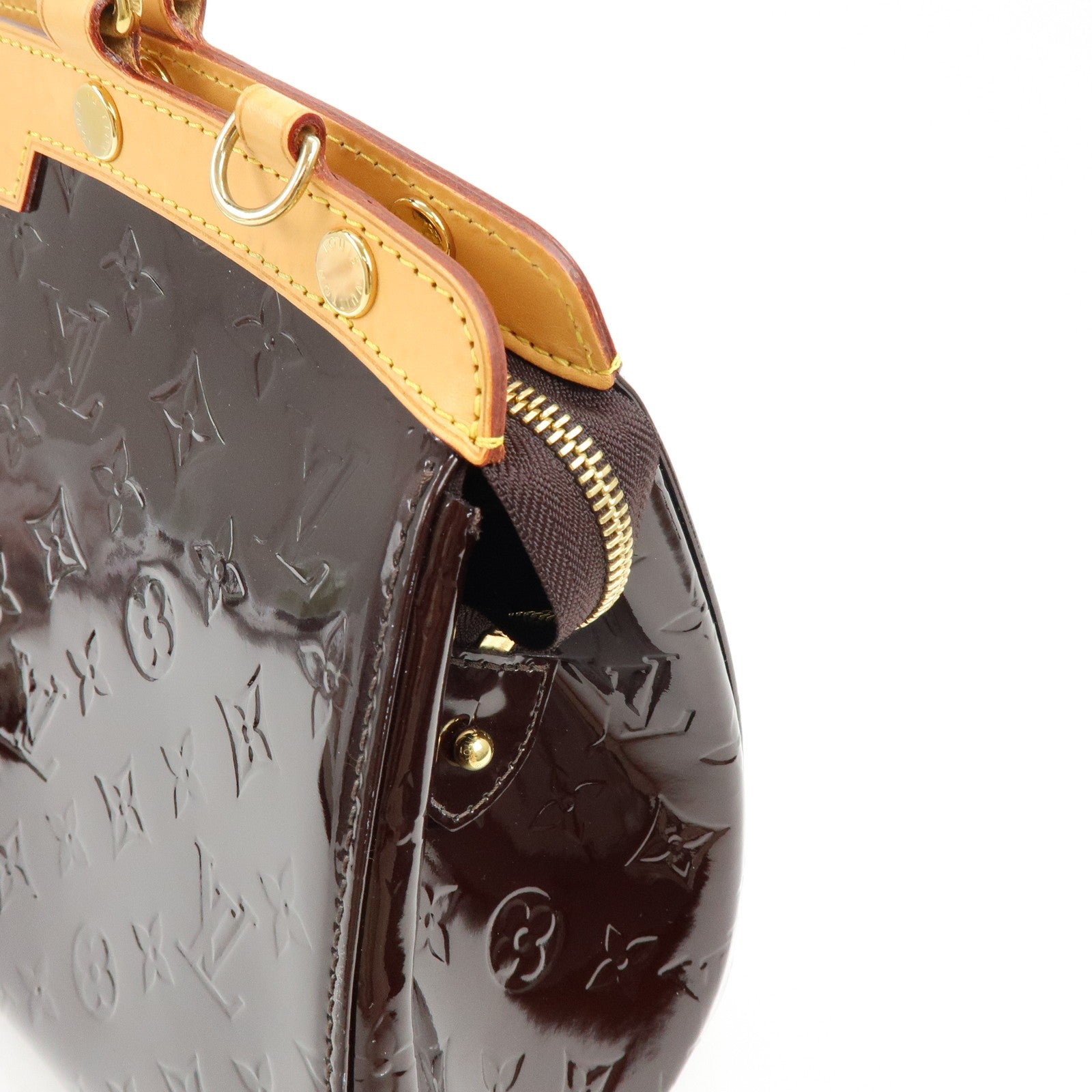 Louis Vuitton Monogram Vernis Brea MM 2Way Shoulder Bag - Amarante, Vernis Leather