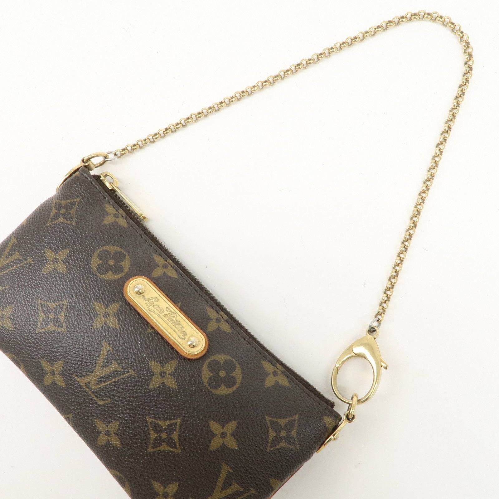 Louis Vuitton Pochette Hand Bag Pouch - Brown, Canvas