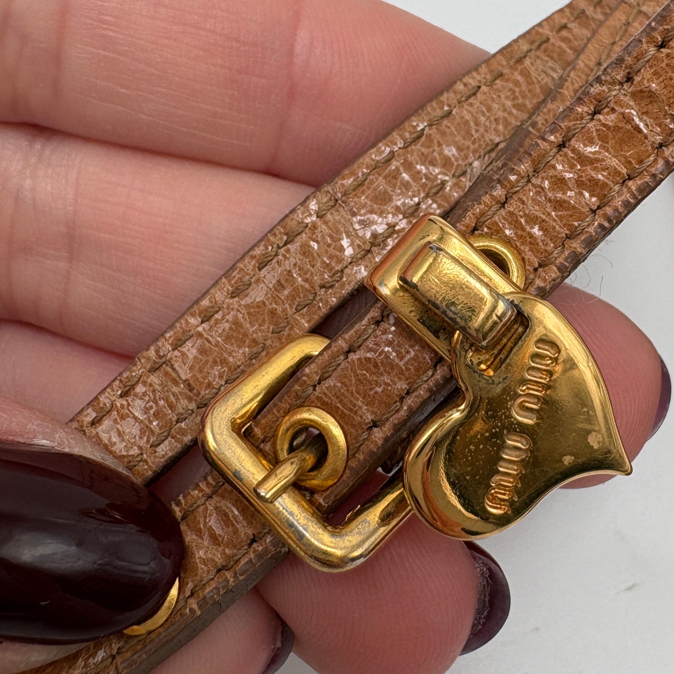 MIU MIU Croco clutch