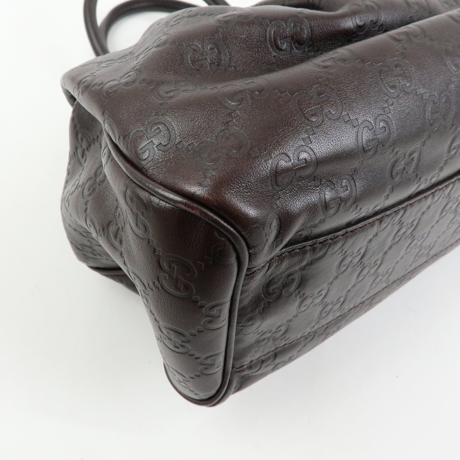 Gucci Sukey Tote Bag - Dark Brown, Guccissima Leather