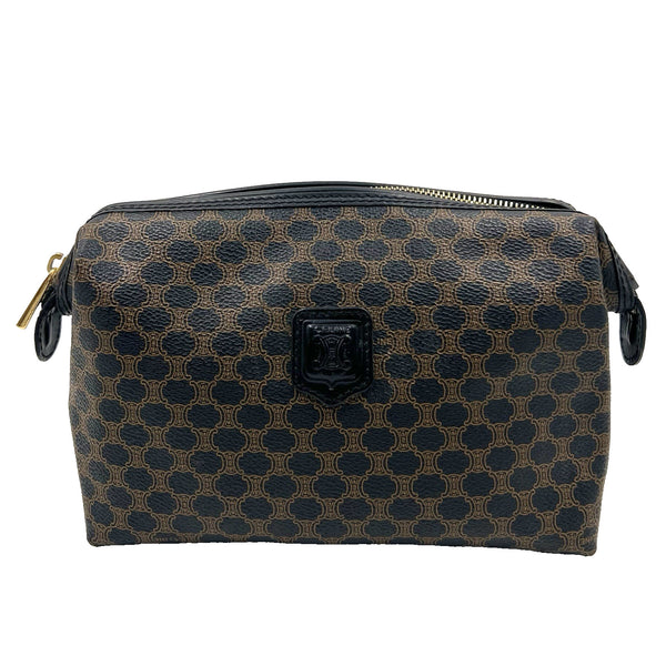 Celine Macadam Cosmetics Pouch - Black, PVC