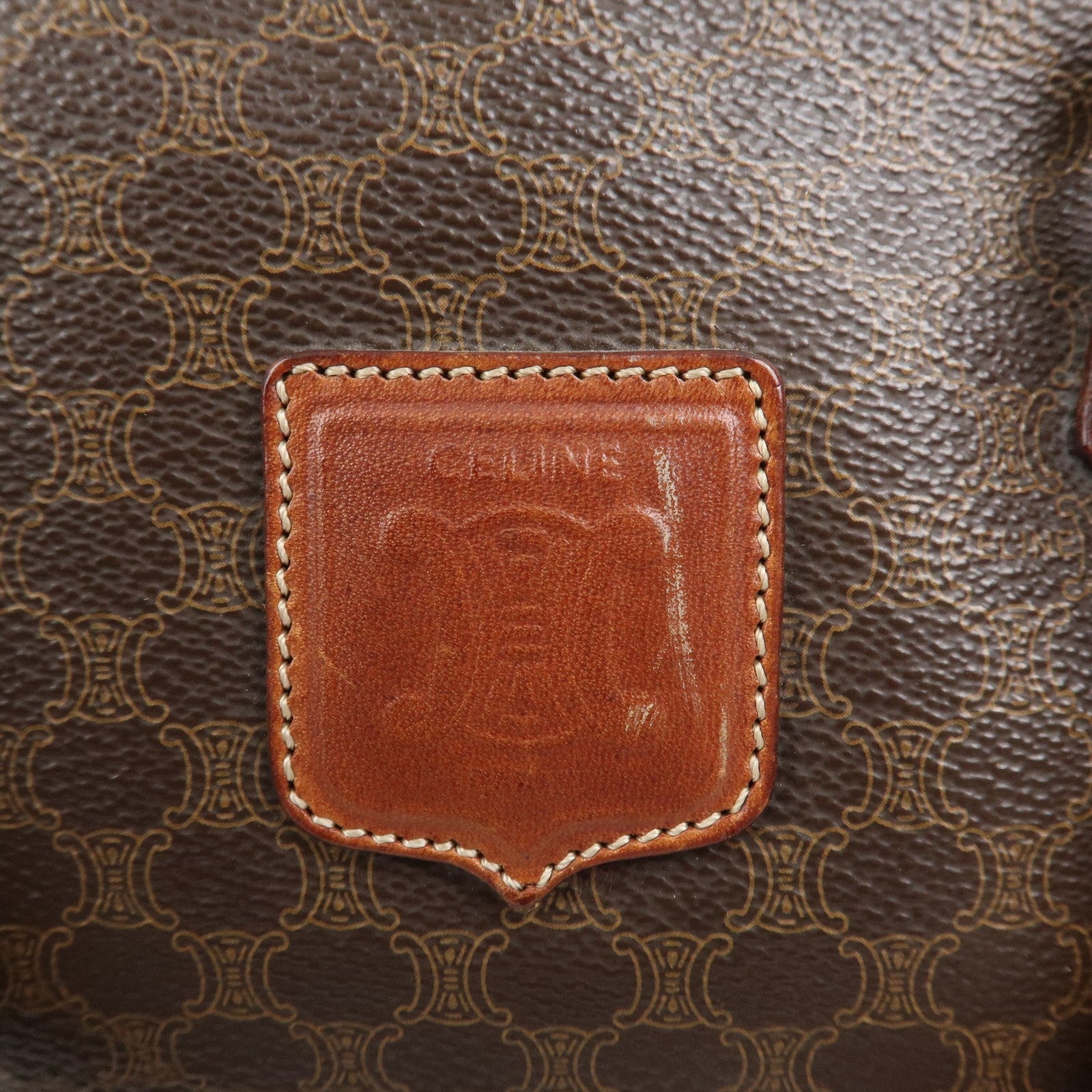 Celine Boston Bag - Brown, PVC