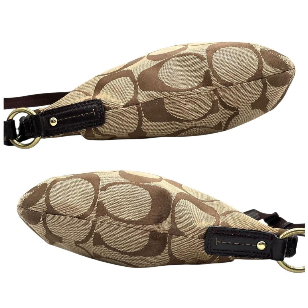Coach Shoulder Bag - Brown, Canvas