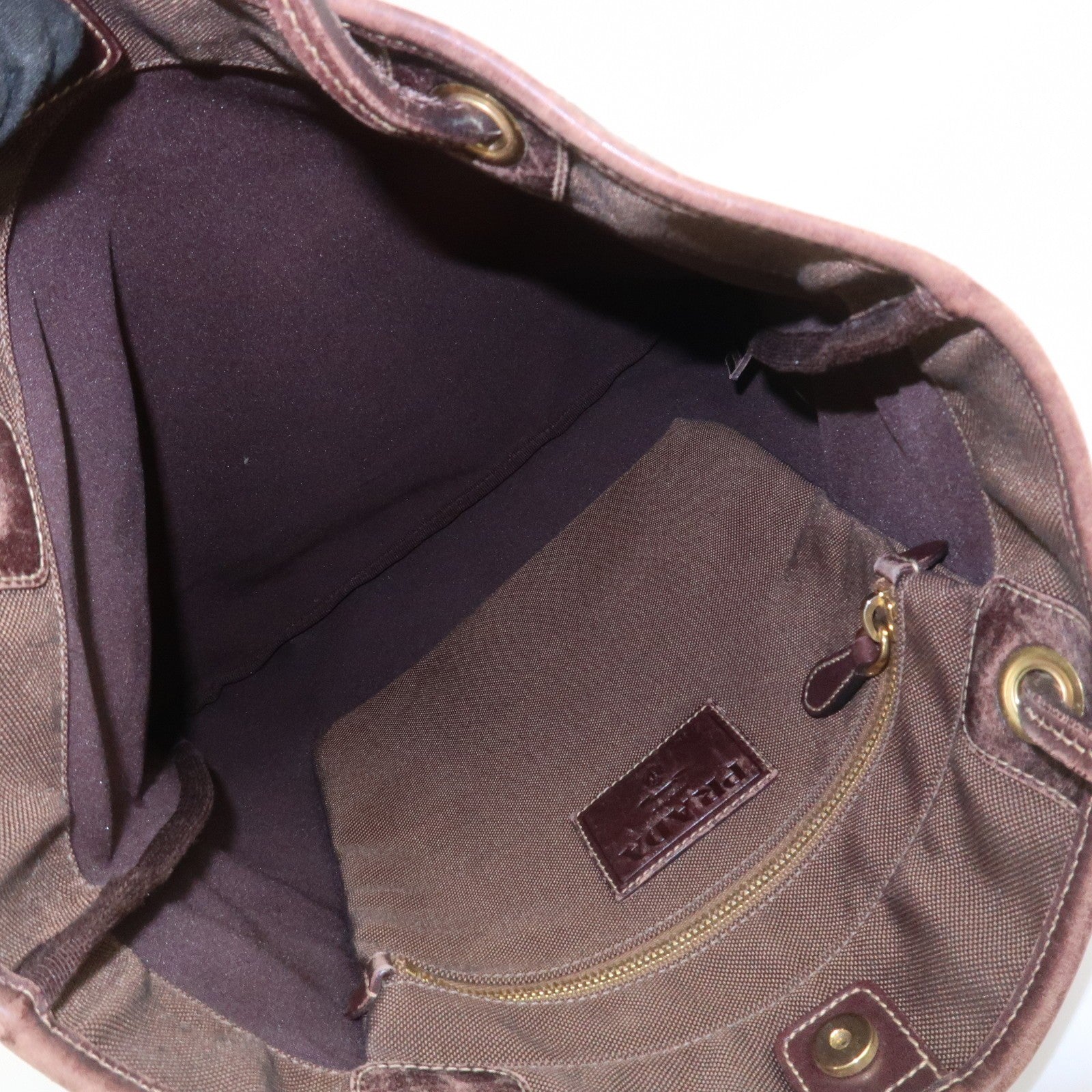 Prada Tote Bag - Brown, Jacquard Canvas, Leather