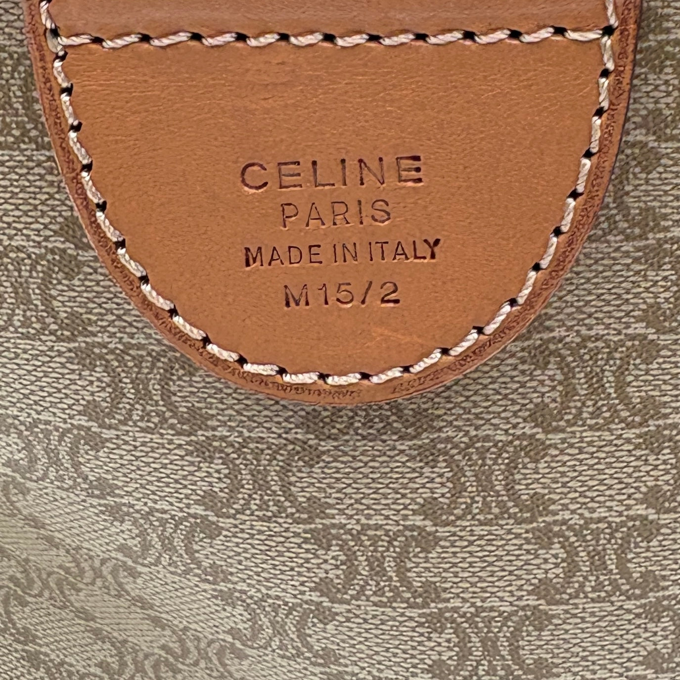 Handbag Mini Boston Bag Macadam Pattern Beige