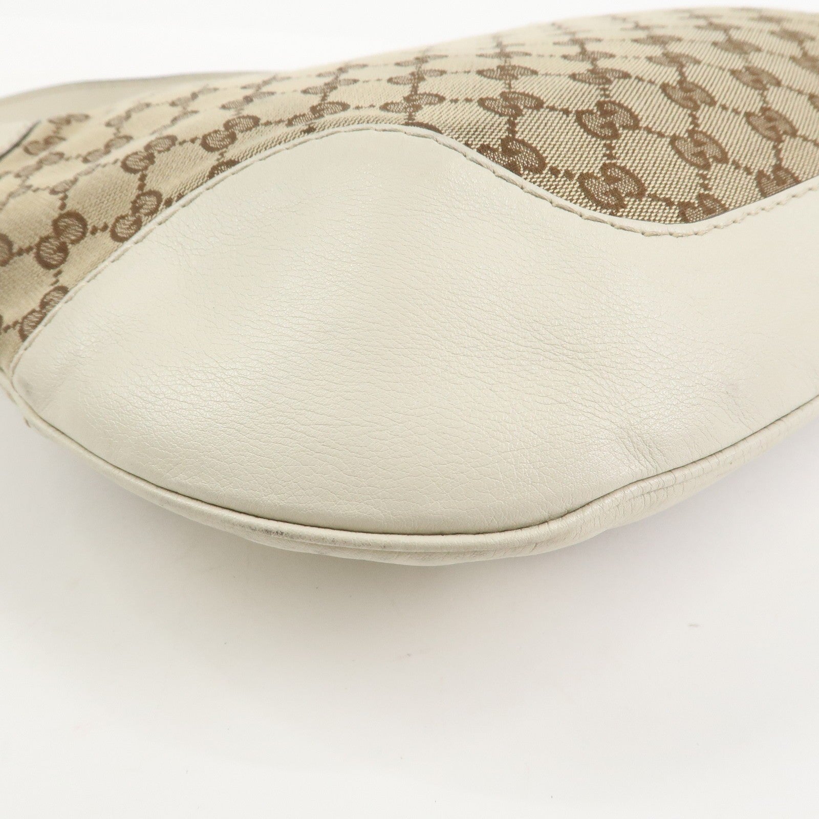 Gucci Shoulder Bag - Brown/Ivory, GG Canvas/Leather 